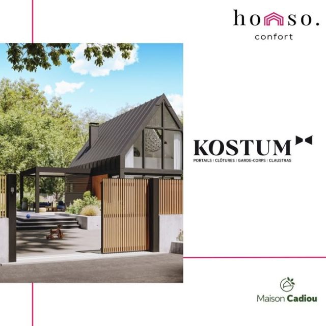 ✨ Découvrez l'excellence des portails Kostum chez Homso Confort ! ✨

Chez Homso Confort, nous sommes fiers de vous proposer les portails sur-mesure de notre partenaire Kostum, spécialiste français de l'aménagement extérieur depuis plus de 50 ans.

🏠 Une gamme complète pour tous les styles
🛠️ Un savoir-faire artisanal made in France 
🎨 Personnalisation ultime 
💪 Qualité et durabilité garanties 

Venez découvrir les portails Kostum dans notre showroom et laissez nous vous guider vers le portail de vos rêves ! 🚪✨

#HomsoConfort #Kostum #PortailsSurMesure #QualitéFrançaise #AménagementExtérieur #fermeture #franconville #iledefrance #valdoise