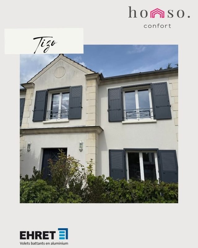 🏠 Nouvelle installation Homso Confort !
Découvrez ces volets battants aluminium Ehret, modèle Tizo ⚙️, posés avec précadre pour une finition nette et durable.
Un coloris RAL 7016 gris anthracite moderne et intemporel qui sublime la façade ✨
Alliant esthétisme, isolation et résistance, ces volets apportent confort et élégance à votre habitation 💨🌤️
Installation sur mesure et garantie de qualité par Homso Confort, votre spécialiste de la fermeture !
#HomsoConfort #Ehret #VoletsBattants #VoletsAluminium #RAL7016 #RénovationMaison #ConfortEtDesign #AméliorationHabitat #Fermetures #Menuiseries #Franconville #ValDOise #IleDeFrance #Showroom #DevisGratuit