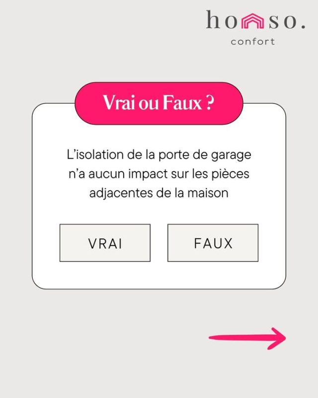 VRAI ou FAUX : portes de garage & isolation ❄️🔒

« L’isolation du garage n’a aucun impact sur les pièces voisines » ❌ FAUX

Une porte de garage mal isolée laisse filtrer le froid en hiver ou la chaleur en été, refroidissant ou réchauffant les pièces adjacentes ! Résultat : facture énergie en hausse 📈

Optez pour nos portes isolées certifiées pour un confort optimal et des économies durables 🏠💰.
Homso Confort, expert menuiserie et rénovation ! Devis gratuit 📞

 #PorteDeGarage #Isolation #Menuiserie #RénovationHabitat #HomsoConfort #Menuiserie #Fermeture #ValDOise #IleDeFrance #Franconville #95 #78 #60 #DevisGratuit