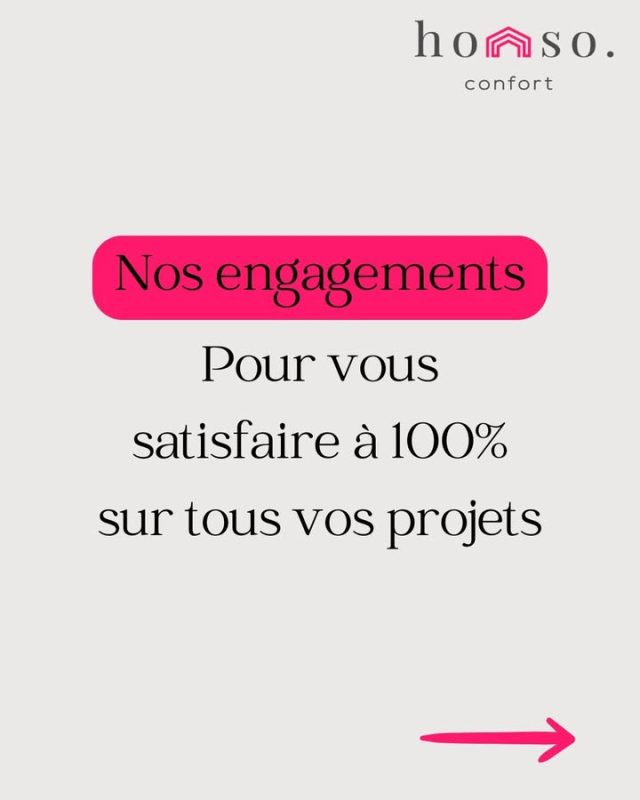 Découvrez les 4 engagements d'Homso Confort pour une satisfaction client 100% garantie sur tous vos projets de rénovation, menuiserie et amélioration de l'habitat !🏠

- Qualité irréprochable ⭐ 
- Services personnalisés❤️
- Expertise technique🧠
- Transparence totale💎

Homso Confort, votre partenaire de confiance pour rénover avec sérénité !🤝

#HomsoConfort #EngagementsQualité #RénovationHabitat #MenuiseriePro #SatisfactionClient #DevisGratuit #ExpertBâtiment #Menuiserie #Fermeture #IleDeFrance #ValDOise #Franconville #95 #78 #60 #Showroom #DevisGratuit