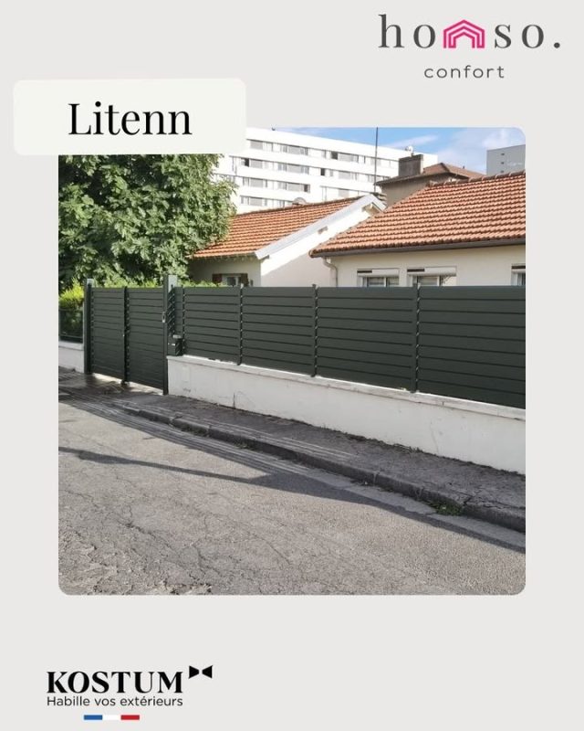 🔧 Nouvelle réalisation à Épinay-sur-Seine (93800)

Découvrez ce superbe portail aluminium Kostum de la gamme Contemporain, modèle Litenn💚

✔️Fabrication 100% française 
✔️Garantie 25 ans sur la fabrication et le thermolaquage
✔️Portail battant deux vantaux égaux
✔️Remplissage ajouré pour un design moderne et élégant
✔️Couleur vert sapin RAL 6009, parfaite intégration dans l’environnement extérieur

Élégance, robustesse et savoir-faire français : tout est réuni pour un résultat durable et esthétique 🌿

📍 Chantier réalisé à Épinay-sur-Seine (Seine-Saint-Denis)

#HomsoConfort #Portail #Kostum #Litenn #MadeInFrance #Menuiserie #Fermeture #Aluminium #PortailBattant #Clôture #Thermolaquage #Design #Contemporain #FabricationFrançaise #ÉpinaySurSeine #Rénovation #Aménagement #Maison #SavoirFaire #Showroom #DevisGratuit #Franconville #ValDOise #SeineSaintDenis #IleDeFrance #Satisfaction #25ans #Garantie #78 #95 #93 #60