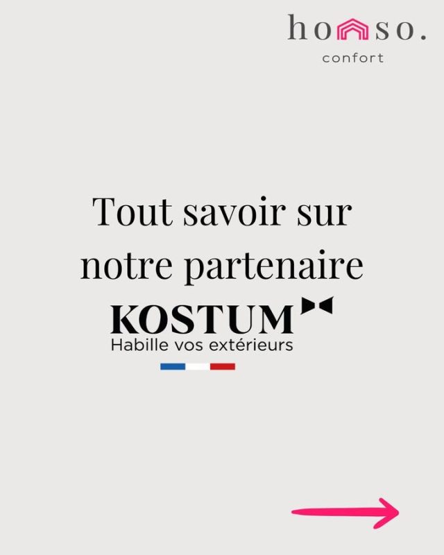✨ Découvrez l'excellence de Kostum ! ✨

Chez Homso Confort, nous sommes fiers de vous proposer les fermetures sur-mesure de notre partenaire Kostum, spécialiste français de l'aménagement extérieur depuis plus de 50 ans.

🏠 Une gamme complète pour tous les styles
🛠️ Un savoir-faire artisanal made in France
🎨 Personnalisation ultime
💪 Qualité et durabilité garanties

Venez découvrir les portails Kostum dans notre showroom et laissez nous vous guider vers le portail de vos rêves ! 🚪✨

#HomsoConfort #Kostum #PortailsSurMesure #QualitéFrançaise #AménagementExtérieur #Fermeture #Franconville #ValDOise #IleDeFrance #Menuiserie #Garantie #30Ans #Showroom #DevisGratuit